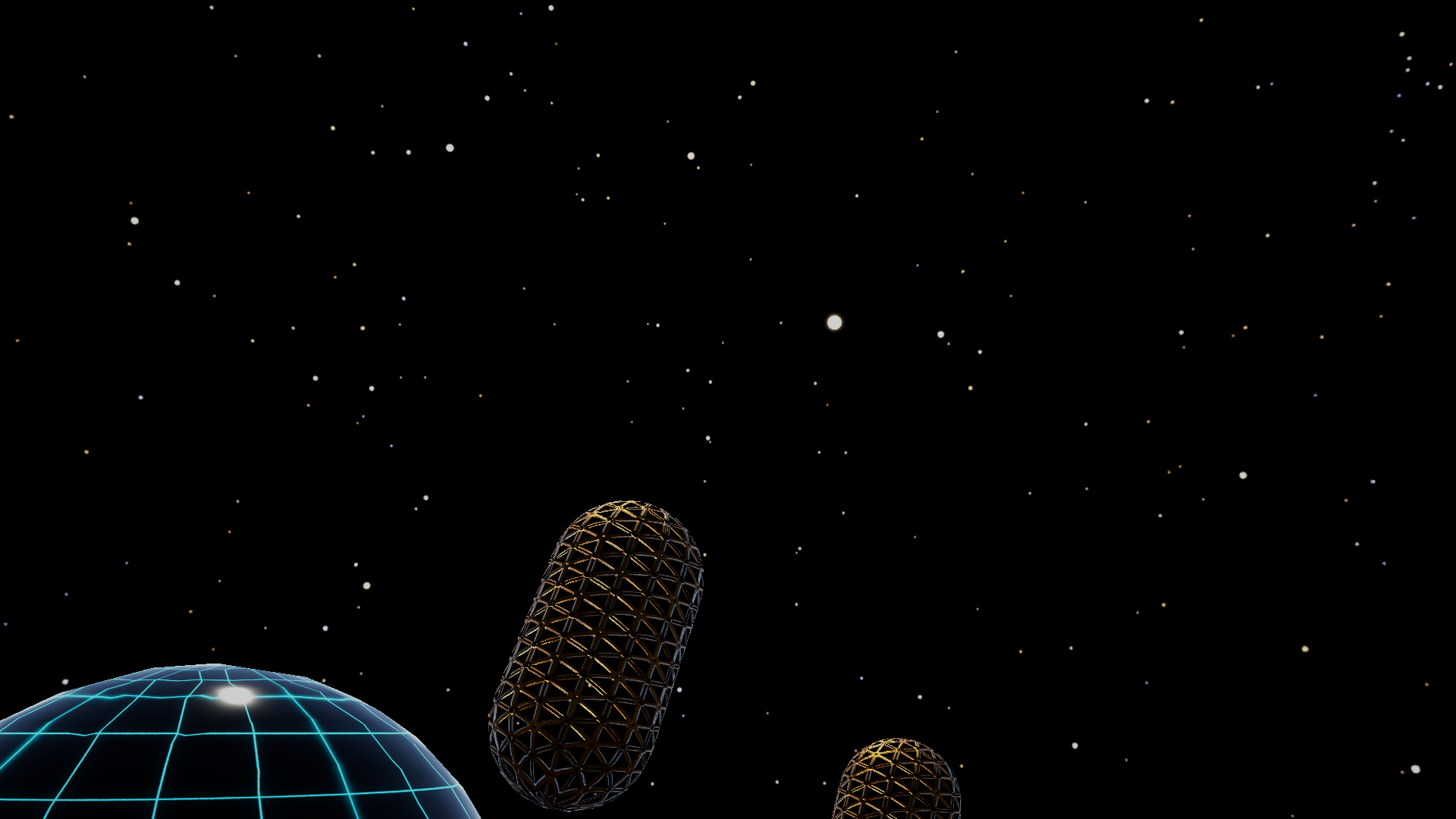 Third view starry sky without DOF